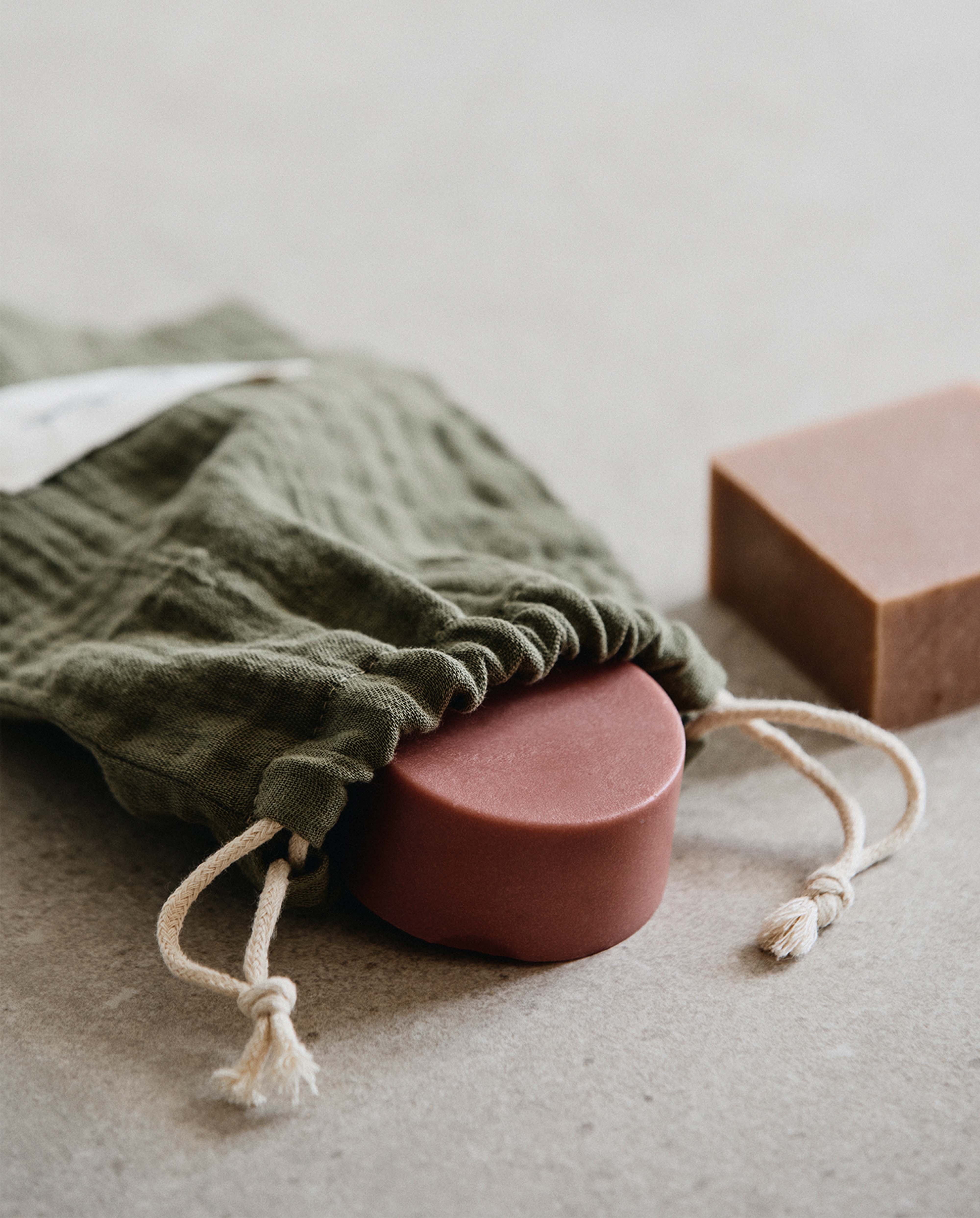 Sæbepose bomuld | GREEN