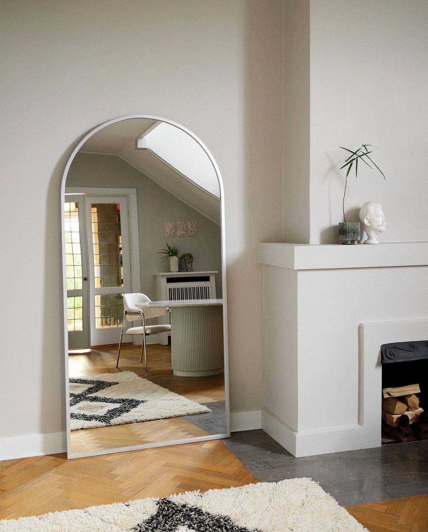 FALCO spejl slim - krom finish