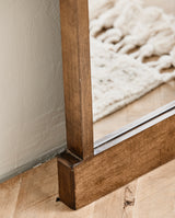 ARDEA spejl med træramme - 180x88 cm - natur