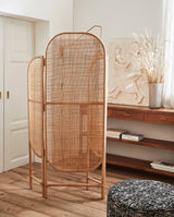 BALI rumdeler i rattan - 180x130 cm - natur