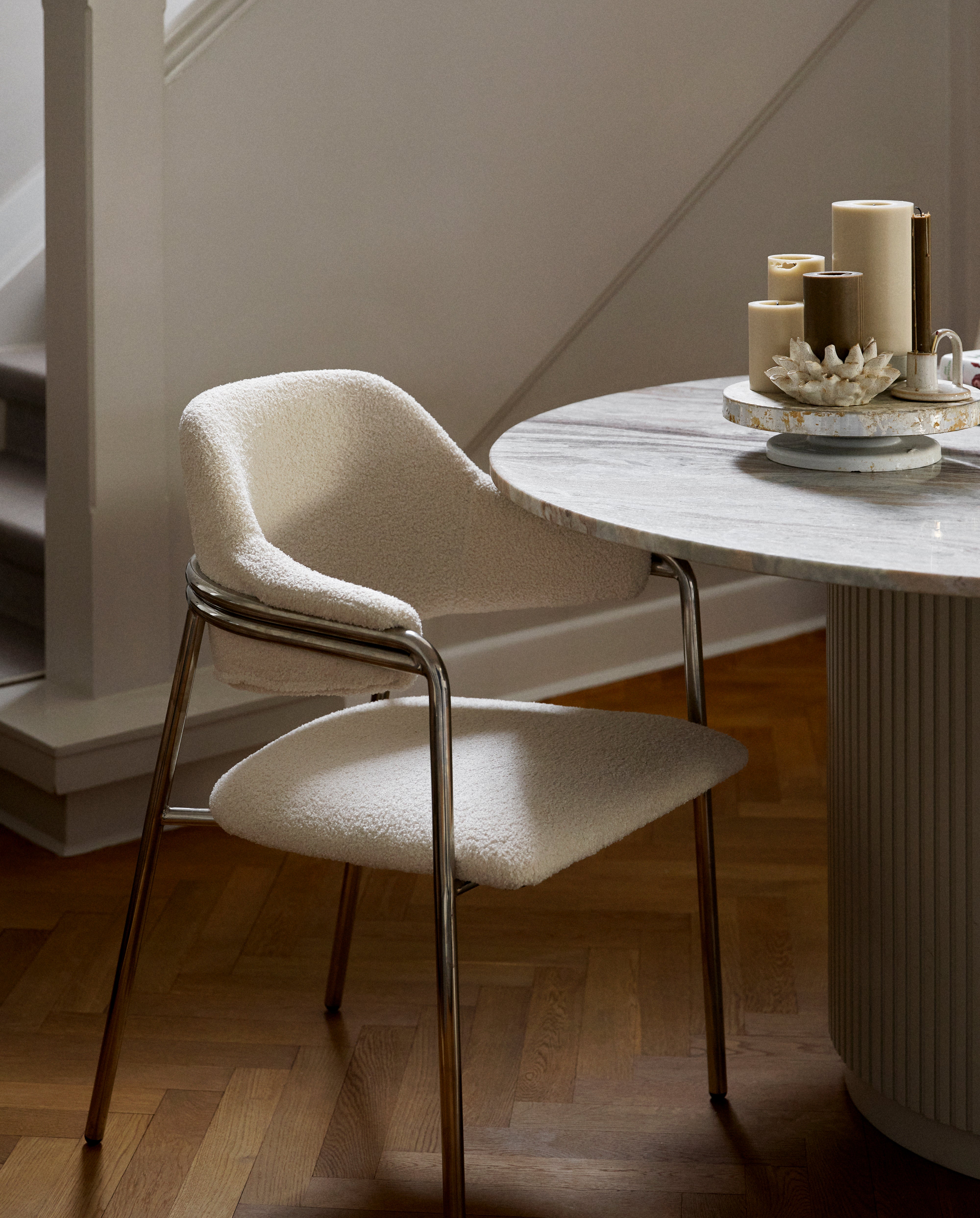 ALBERT stol - råhvid