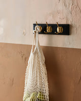 EDGY knagerække med 3 knager - sort