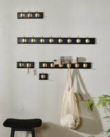 EDGY knagerække med 1 knage - sort