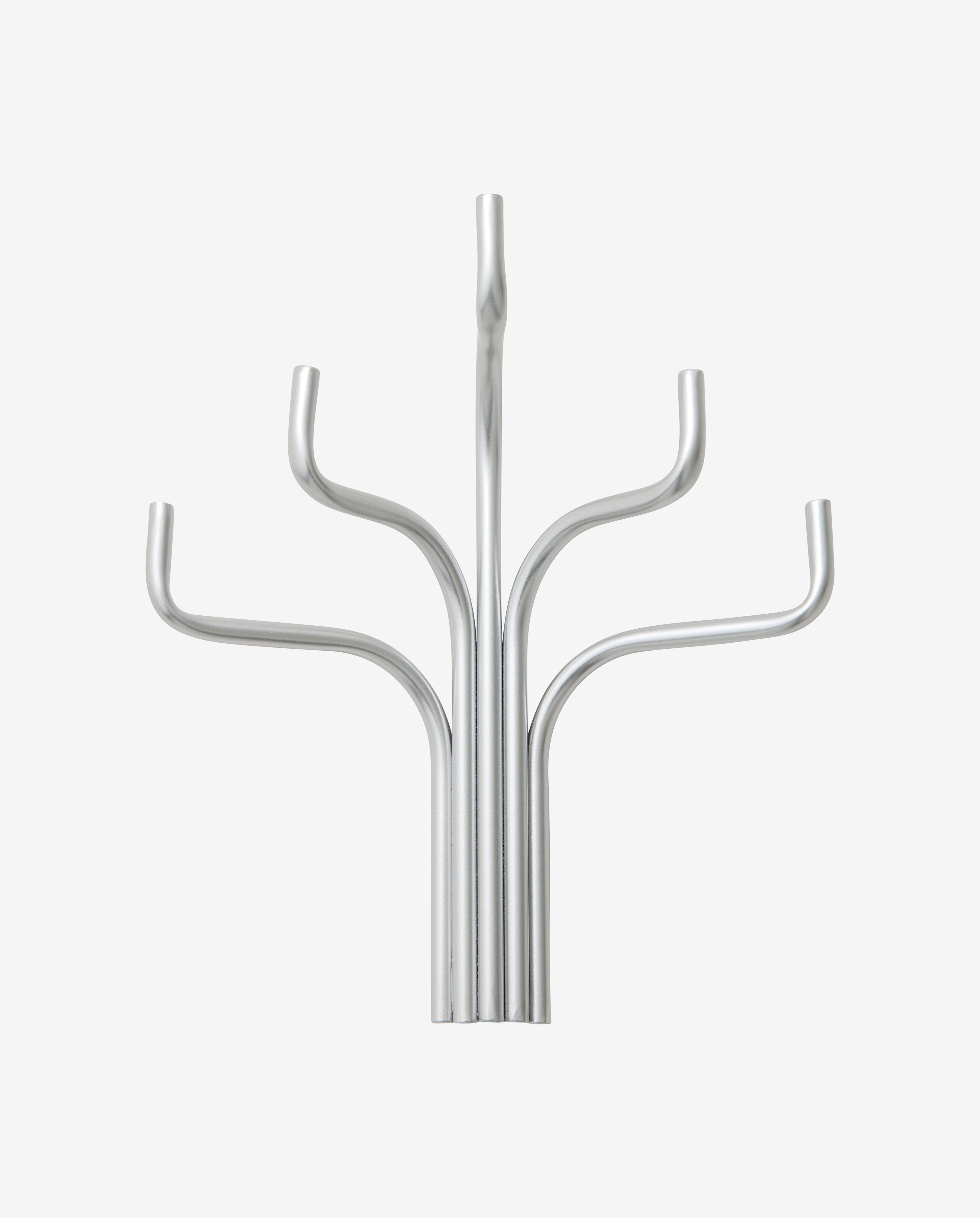 WENO knagerække i jern - 32 cm - sølvfinish