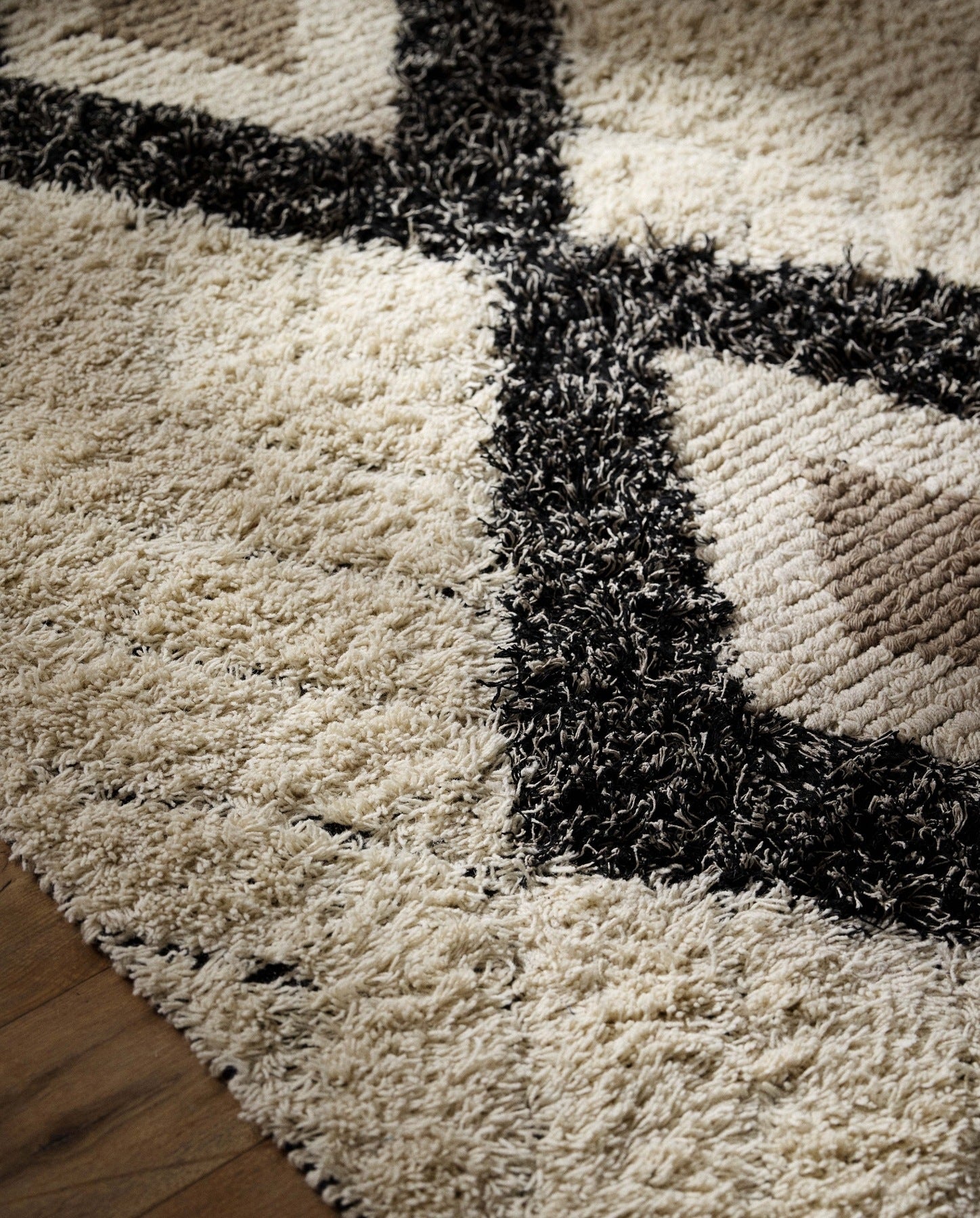 NUHA tæppe, 160x240 - råhvid