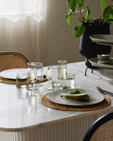 GRAINY middagstallerken i keramik - ø28 cm - sand