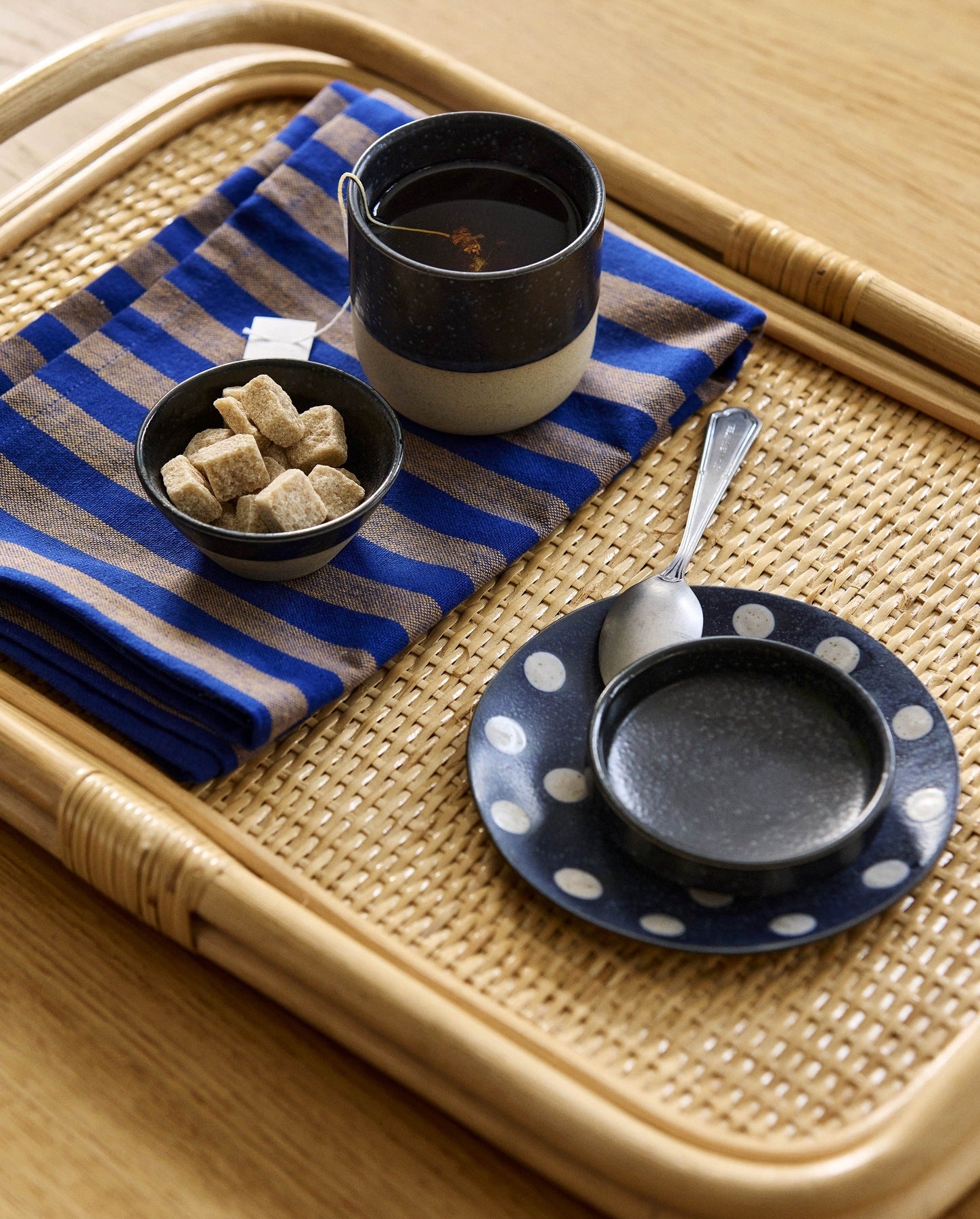 FIGUS rattan serveringsbakke - natur