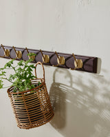 ZADAR fletkurv i rattan - ø18 cm - natur