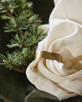 CAPRI servietring - 1 stk - ø4 cm - guld finish