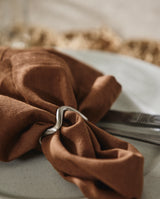 SKYE servietring - sølv finish