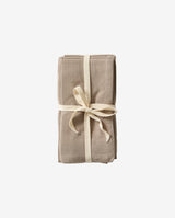 Stofserviet i bomuld - 40x40 cm - sand