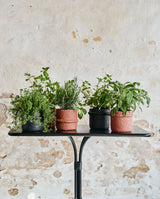 ROTE urtepotte i cement, no. 3 - rust