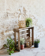 ROTE urtepotte i cement, no. 3 - rust