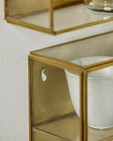 ADA vægskab i jern, M, 50x35 - guld finish - nordal.dk