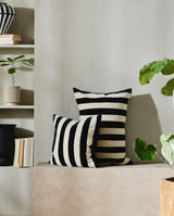 ALHENA pudebetræk - hvid/sort - nordal.dk