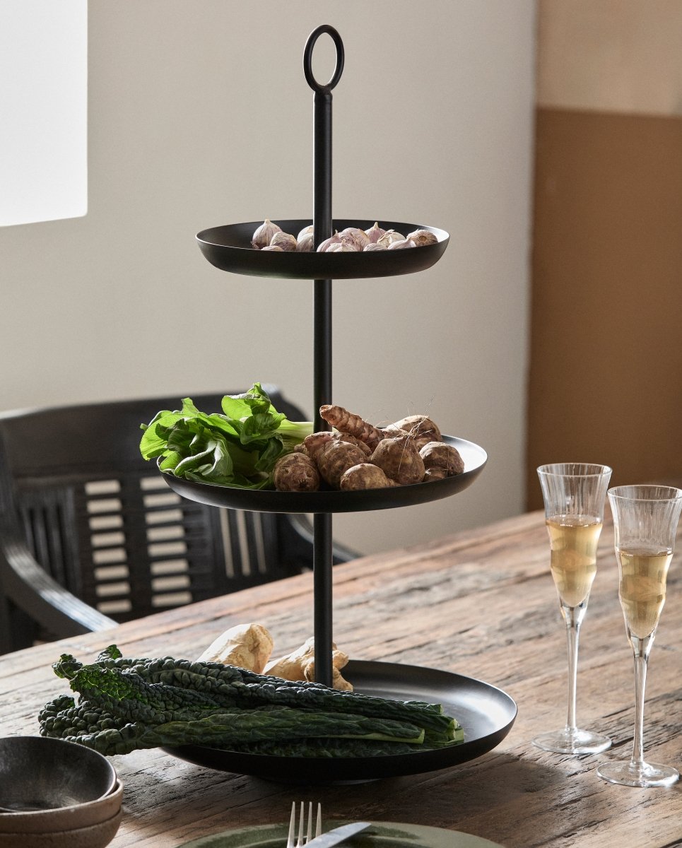 ASSAM etagere i jern - sort - nordal.dk