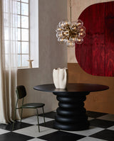 ATOMIC pendel i glas til 17 pærer - ø57 cm - gylden - nordal.dk