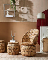 BACCIO skammel/bord - natur - nordal.dk