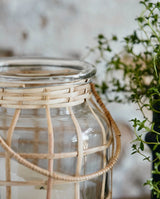 BAMBOO lanterne i bambus - h21 cm - natur - nordal.dk