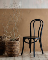 BISTRO spisebordsstol i træ - sort - nordal.dk