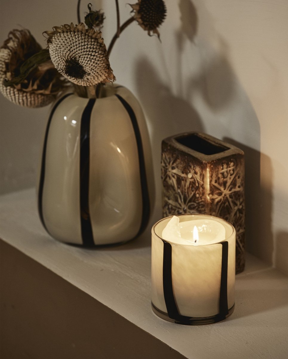 BOHOL vase, L - råhvid - nordal.dk