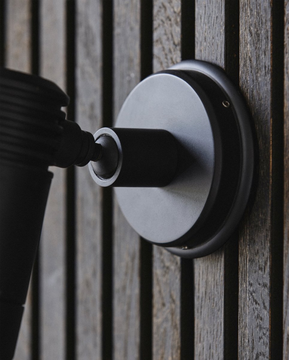 BRAGI væglampe, udendørs - sort - nordal.dk