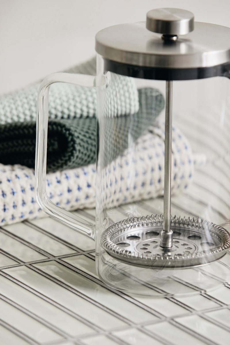 CLOVER stempelkande, glas - klar - nordal.dk