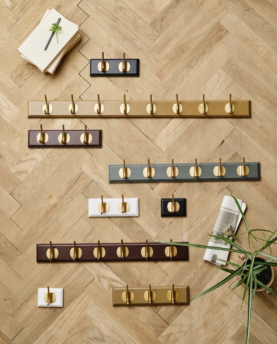 EDGY knagerække med 2 knager - sort - nordal.dk