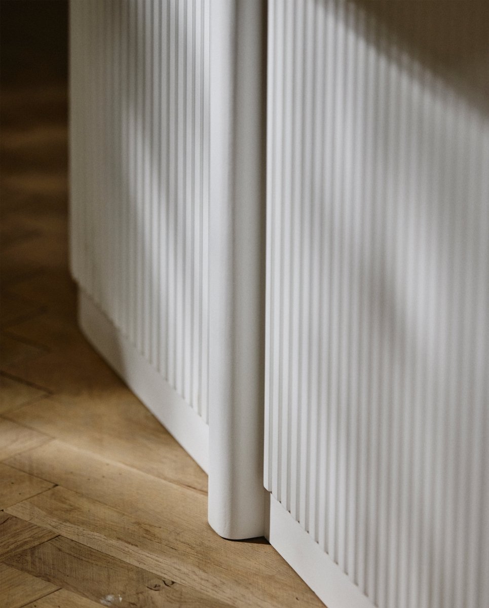 ERISO spisebord i træ og marmor - råhvid - nordal.dk