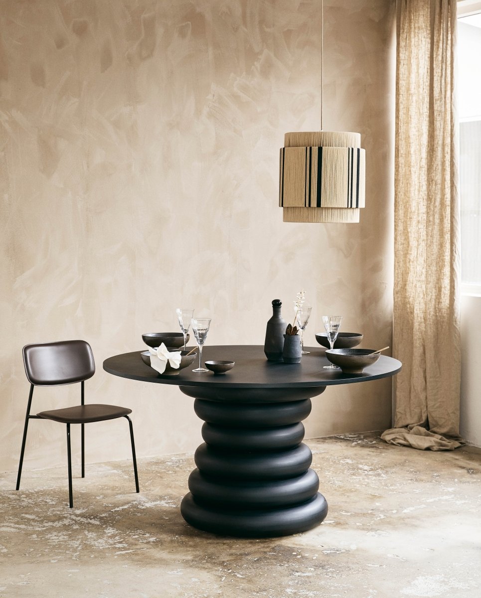 ESA spisebordsstol - sort - nordal.dk