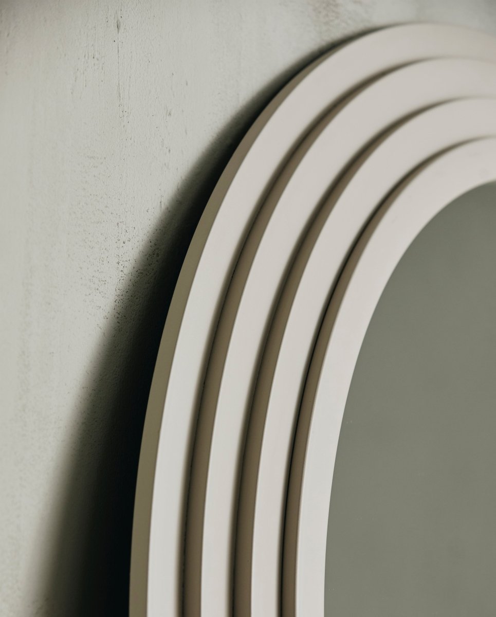 FALCO spejl i jern - 203x100 cm - sand - nordal.dk