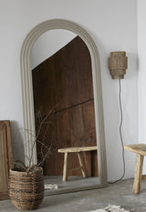 FALCO spejl i jern - 203x100 cm - sand - nordal.dk