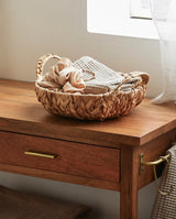 KOTOR fletkurv/brødkurv med hank - ø29 cm - natur - nordal.dk