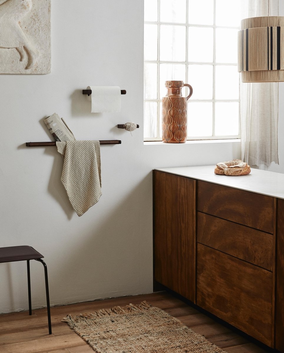 LINA tæppe, M - natur - nordal.dk