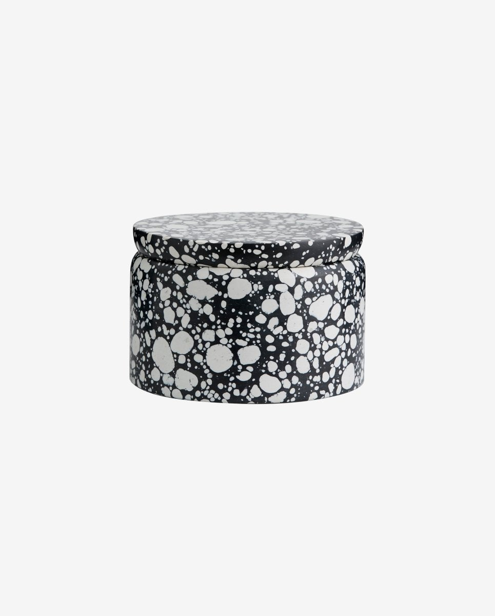 MULES opbevaringskrukke, M - sort/hvid - nordal.dk
