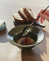 GRAWA suppetallerken - ø18 cm - mørk grøn