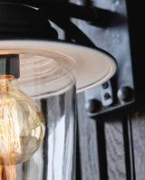 Udendørslampe til væg - h31 cm - sort - nordal.dk