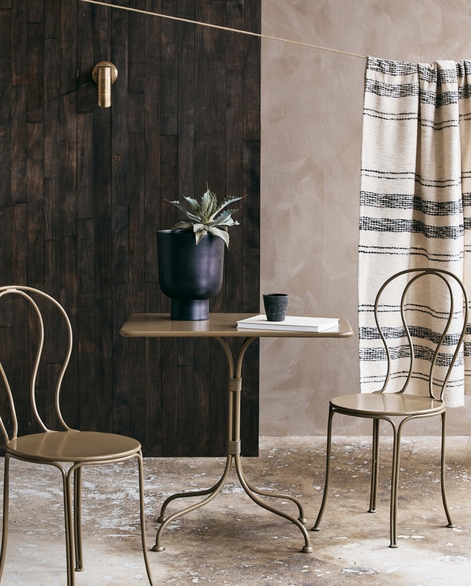 VESPER sengetæppe, 270x270 - råhvid - nordal.dk