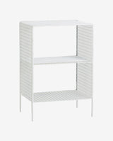 TUO sengebord/sidebord i jern - 40x30 cm - hvid