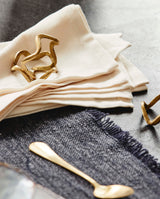 SKYE servietring - 1 stk - ø4,4 cm - guld finish