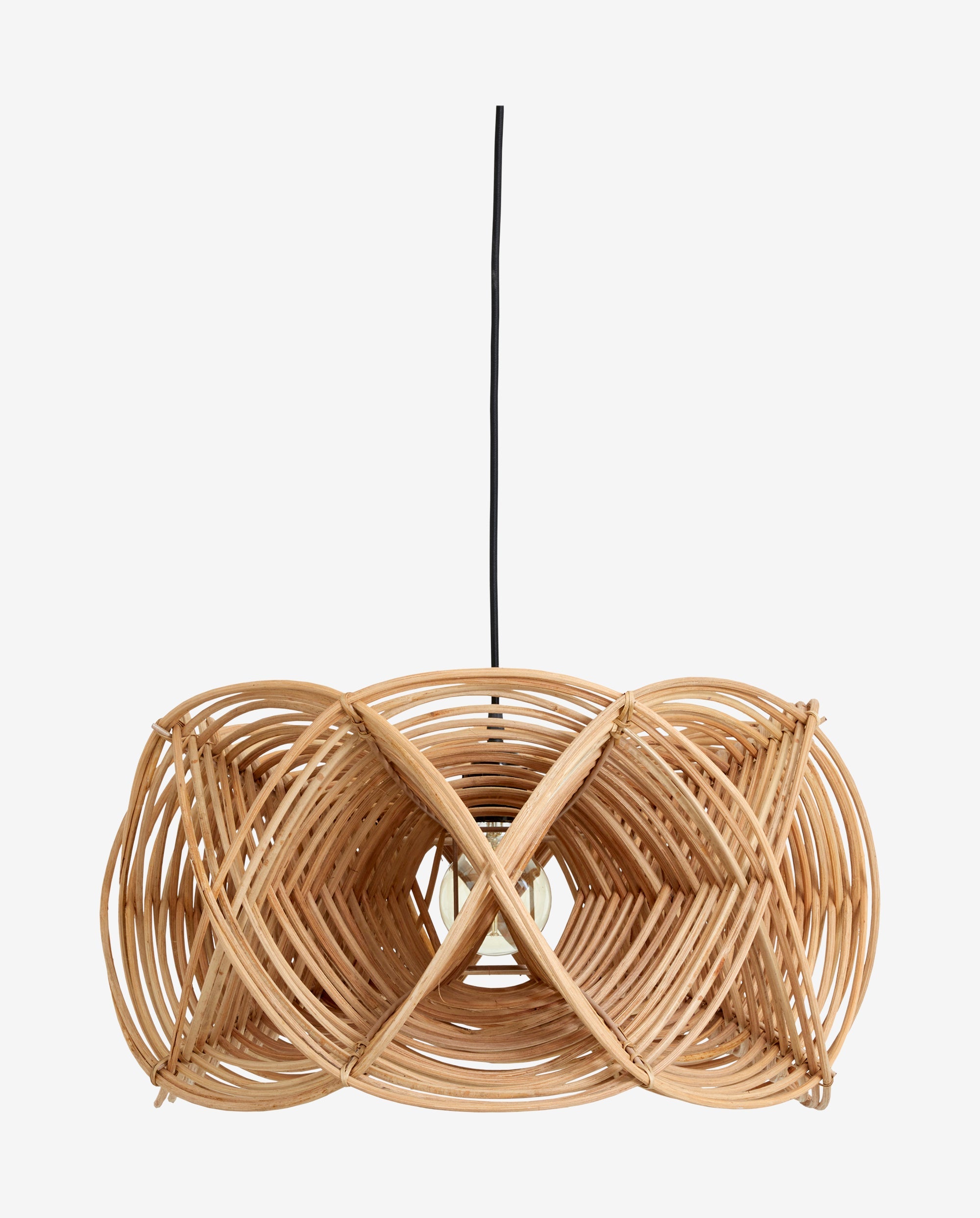 METIS lampeskærm i rattan - ø50 cm - natur
