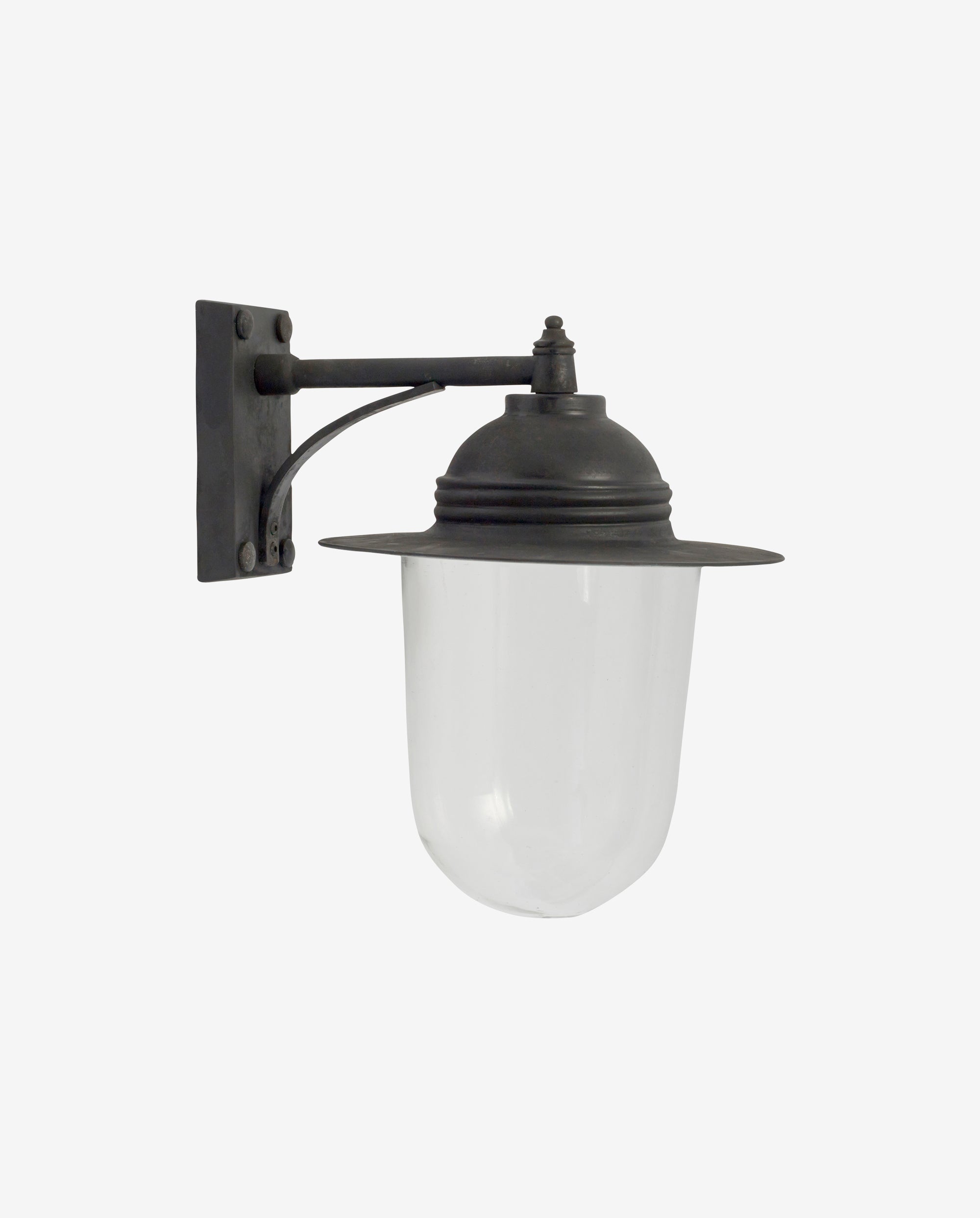 Udendørslampe til væg - h31 cm - sort