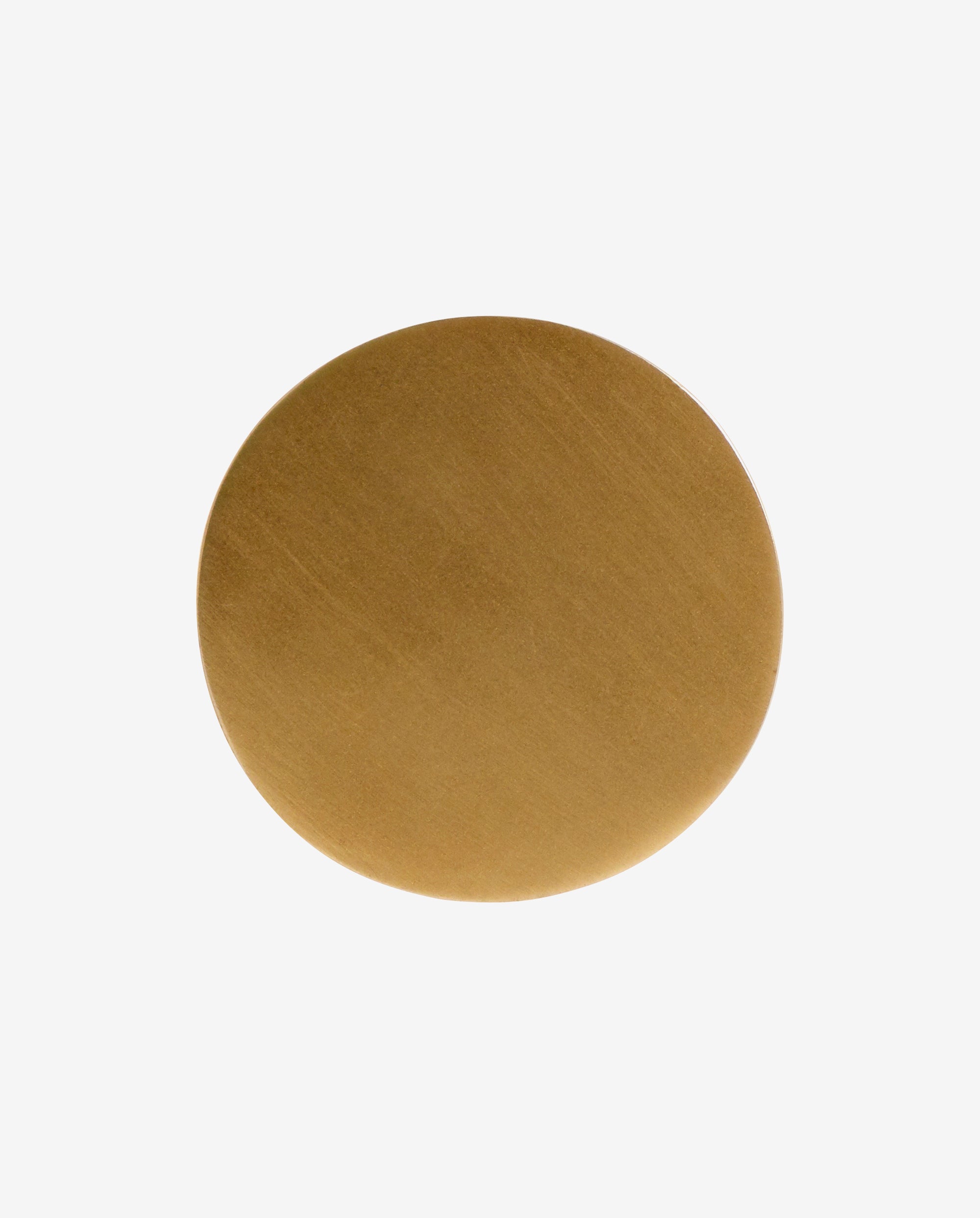 KOS knage / krog i jern - cirkel - ø4,5 cm - guld finish