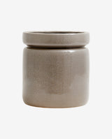 ISA urtepotte i keramik - ø25 cm - lys grå