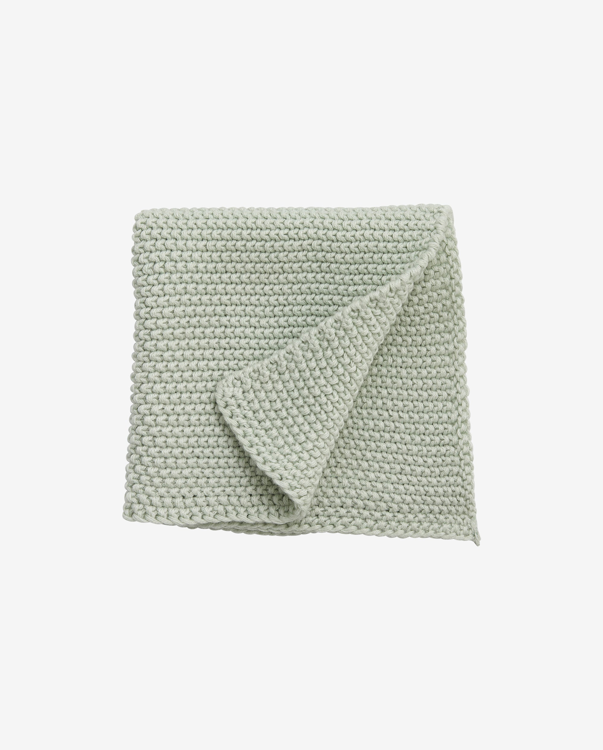 MERGA strikket karklud i bomuld - 1 stk - mint