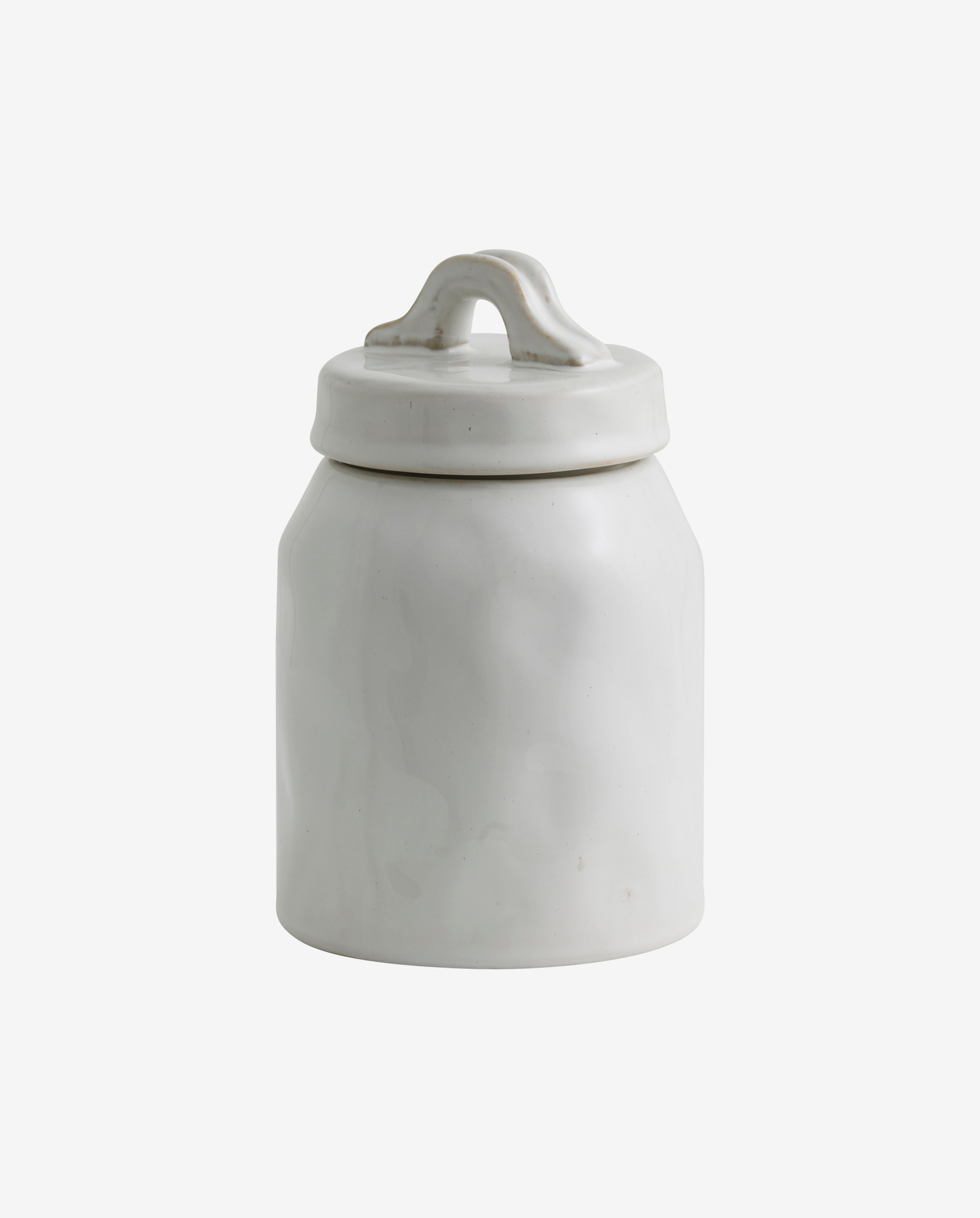 LULO opbevaringskrukke h17,5 cm - hvid
