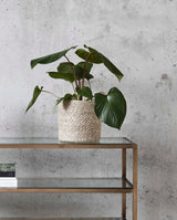 Urtepotte i jute - ø18 cm - natur