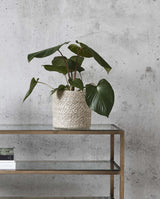 Urtepotte i jute - ø18 cm - natur