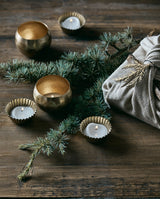 IDA fyrfadsstage - h2 cm - guld finish