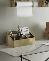 ADASI opbevaringskurv i jern - 40x23 cm - guld - nordal.dk